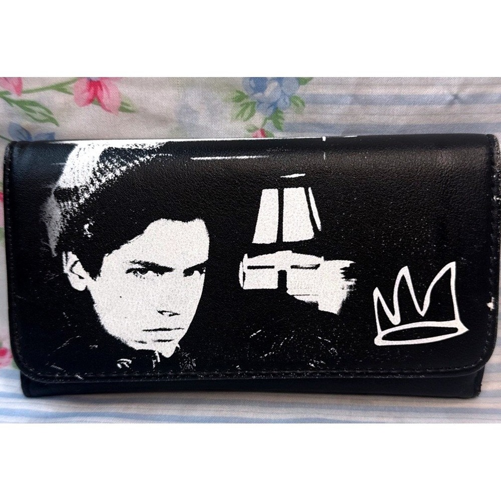 Riverdale Jughead Jones Wallet Black Faux Leather Crown Graphic 6.5x4"